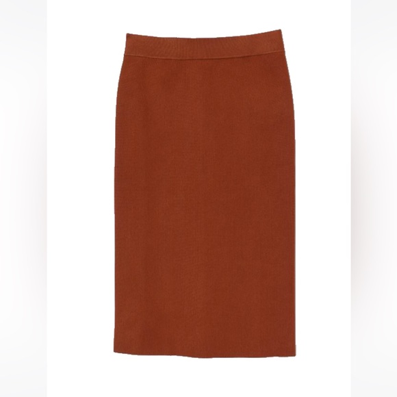 H&M Skirts Hm Ribbed Pencil Skirt Poshmark